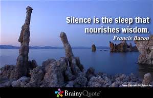 silence